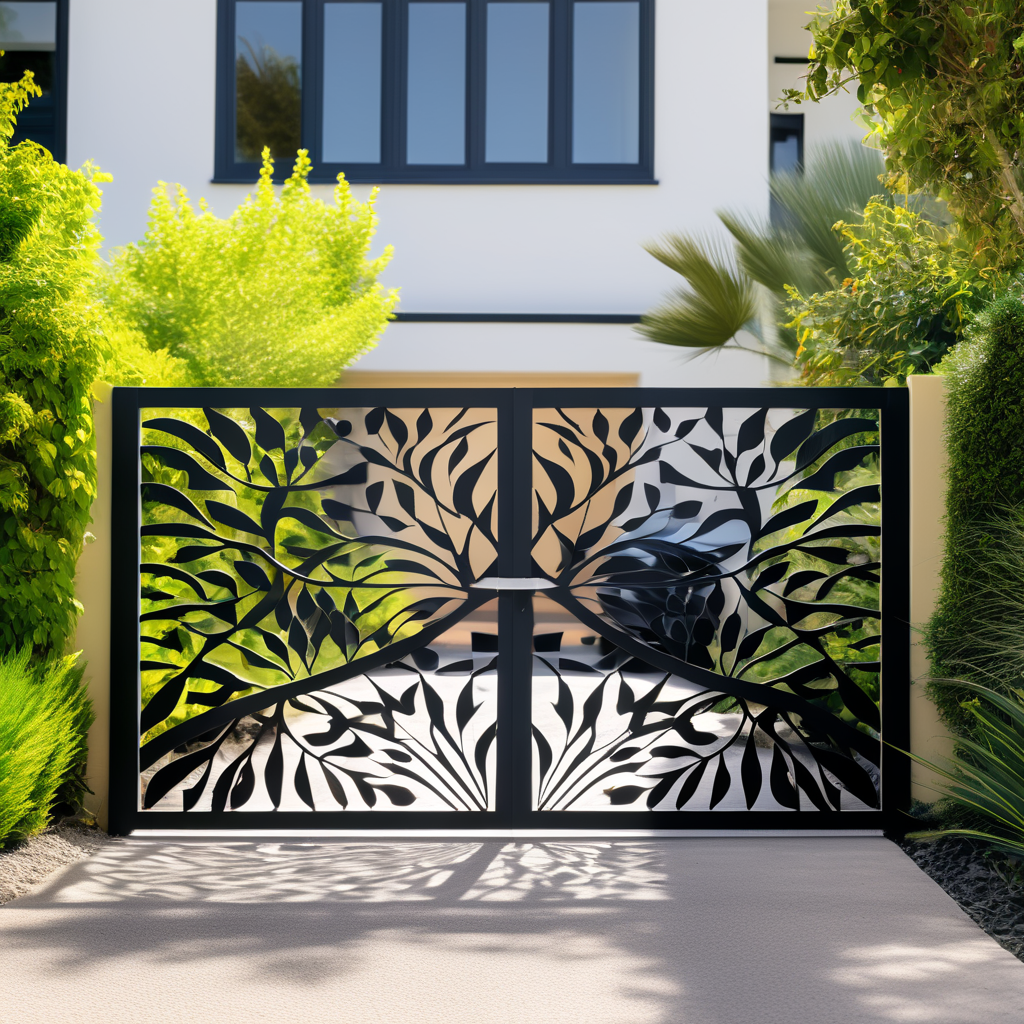 portail double vantaux design